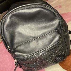 Mossimo black leather Backpack